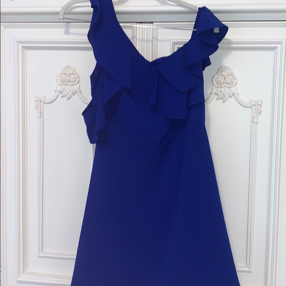 Blue dress